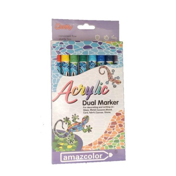 Acrylic Dual Markers 8pc