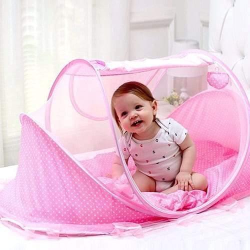 Large Baby Sleeping Tent - Pink
