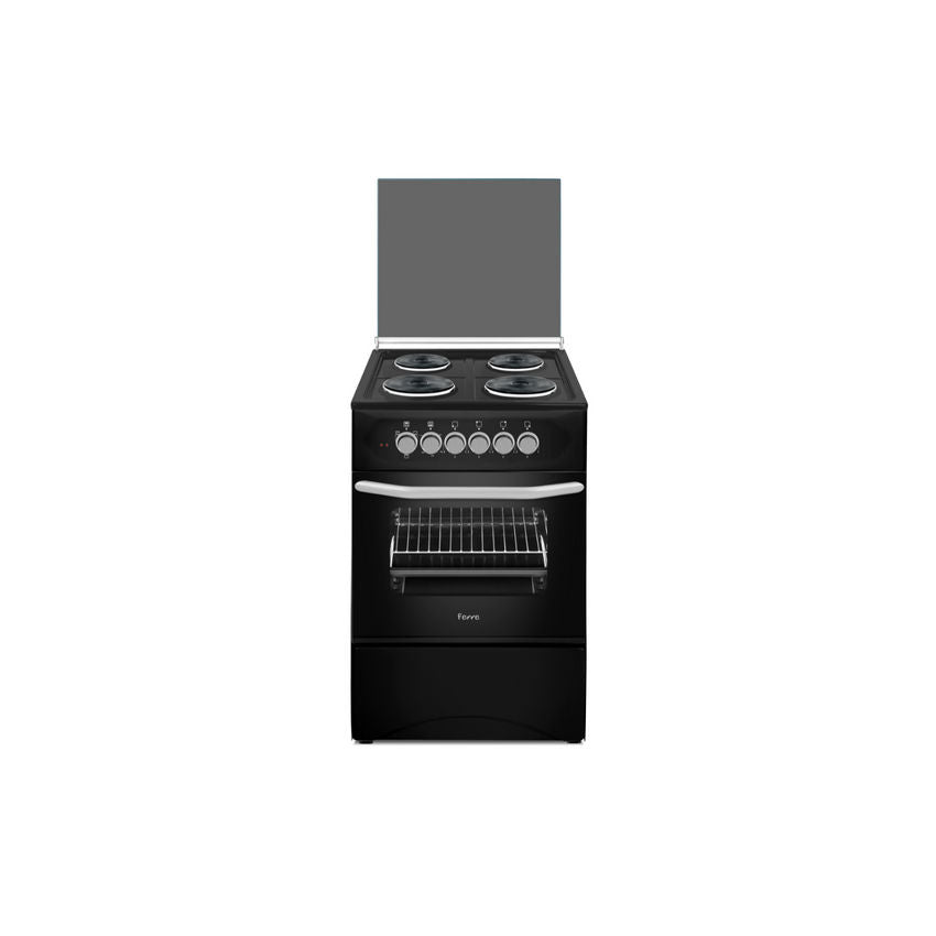 ferre-50cm-4-electric-burner-electric-oven-black