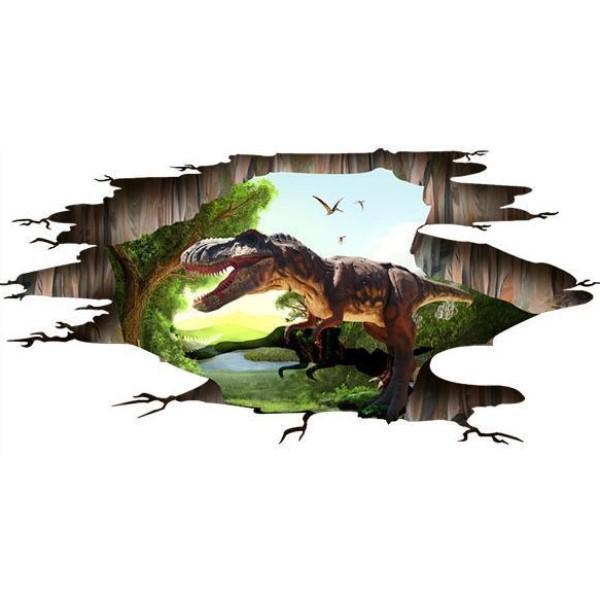 3D Wall or Floor Sticker - Dinosaur