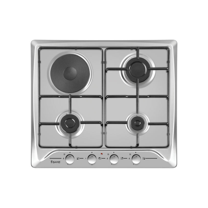 ferre-3-gas-1-electric-cast-iron-grid-electric-hob-stainless-steel