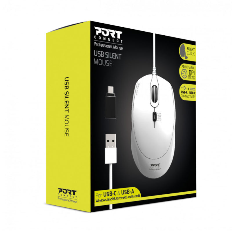 port-connect-wired-usb|type-c-3600dpi-mouse---white-2-image