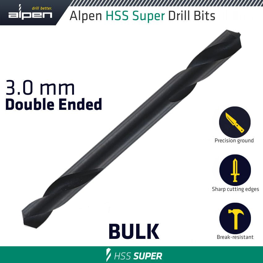 alpen-hss-super-drill-bit-double-ended-3.0mm-bulk-alp32103-1