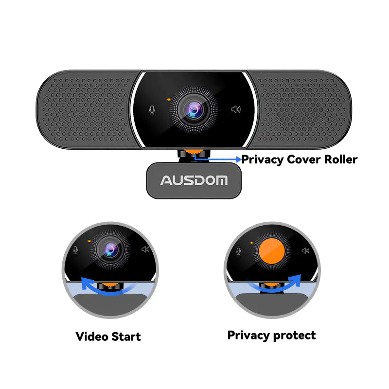 ausdom-aw616-2k-pc-web-camera-with-built-in-speakers---black-5-image