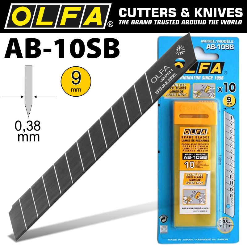 olfa-olfa-blades-stainless-steel-10/pack-9mm-carded-bla-ab10sb-1
