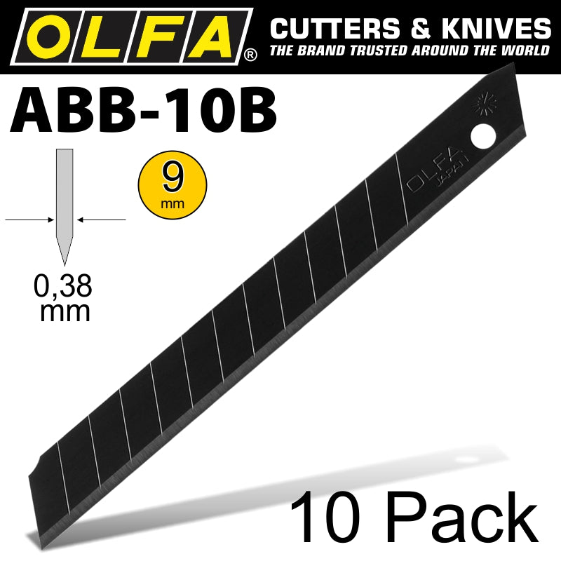 olfa-olfa-blades-excel-black-10/pk-carded-ultra-sharp-9mm-bla-abb10b-1