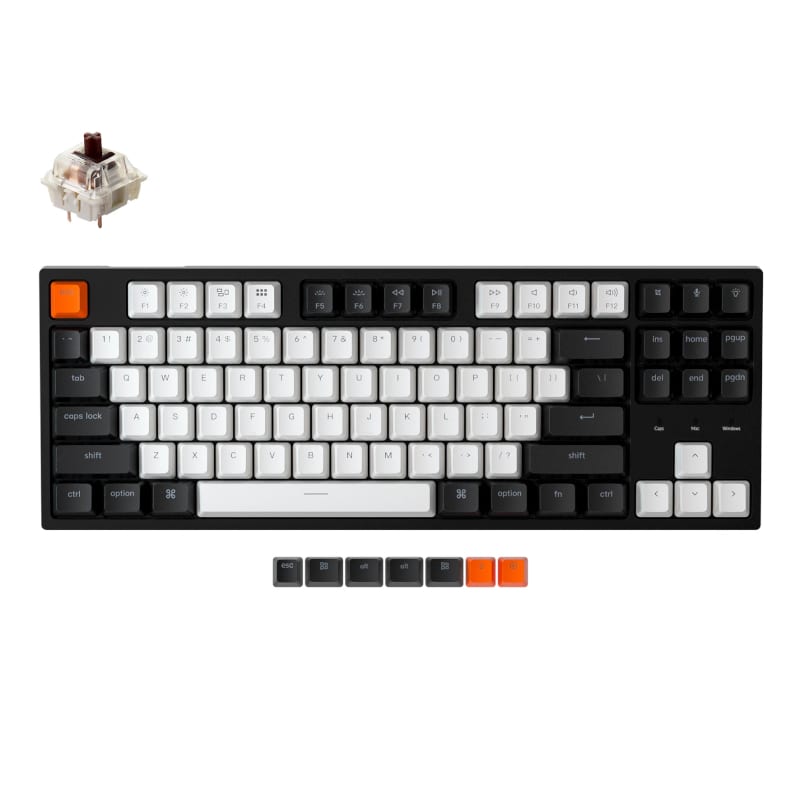 keychron-c1-87-key-gateron-hot-swappable-mechanical-wired-keyboard-rgb-brown-switches-1-image