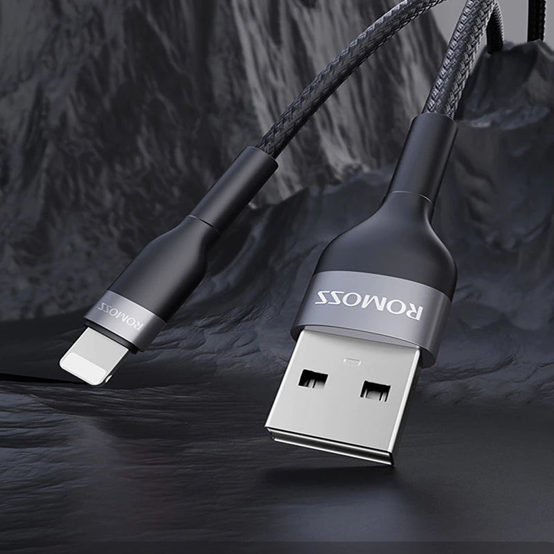 romoss-usb-to-lightning-1m-cable-black-3-image