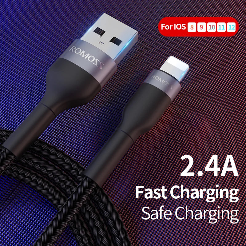 romoss-usb-to-lightning-1m-cable-black-4-image