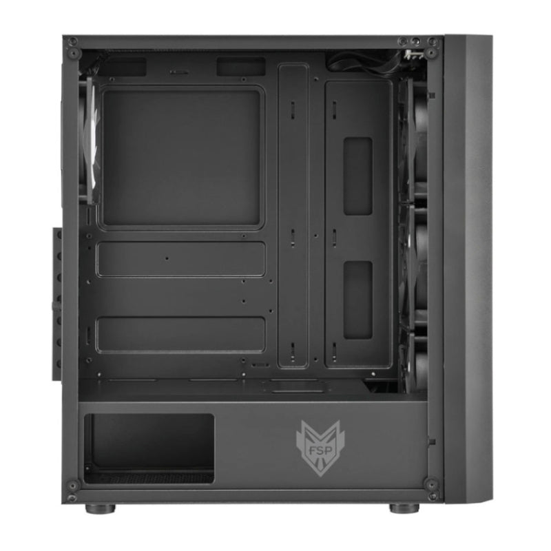 fsp-cmt211a-atx-|-micro-atx-|-mini-itx-|-gaming-chassis-|argb-support-|-4x-120mm-fans-included-|-tempered-glass-side-panel-|-black-4-image