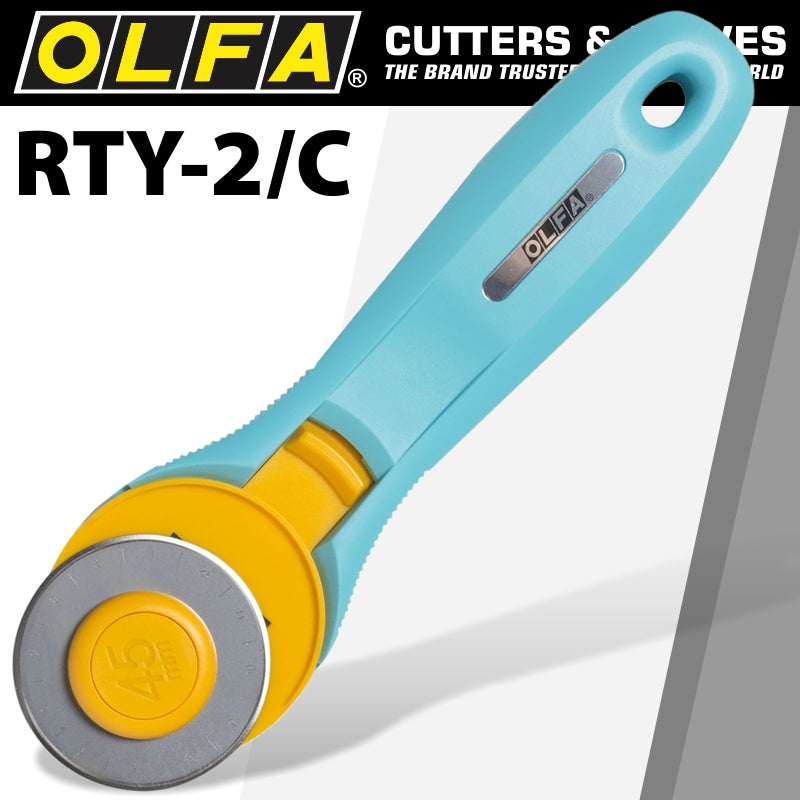 olfa-olfa-rotary-splash-cutter-45mm-blade-r/l-handed-light-blue-aqua-ctr-rty2c-1