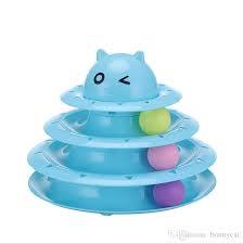 Circular Turntable Cat Toy - Assorted Colours