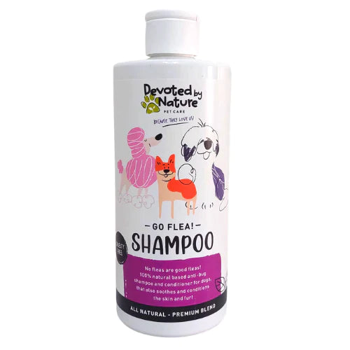 Devoted By Nature Dog's Go Flea Shampoo 500ml - 4aPet