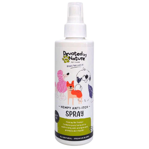 Devoted By Nature Pet's Hempy Anti-Itch Spray 250ml - 4aPet