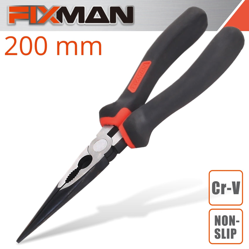fixman-fixman-industrial-long-nose-pliers-8'/200mm-fix-a0305-1