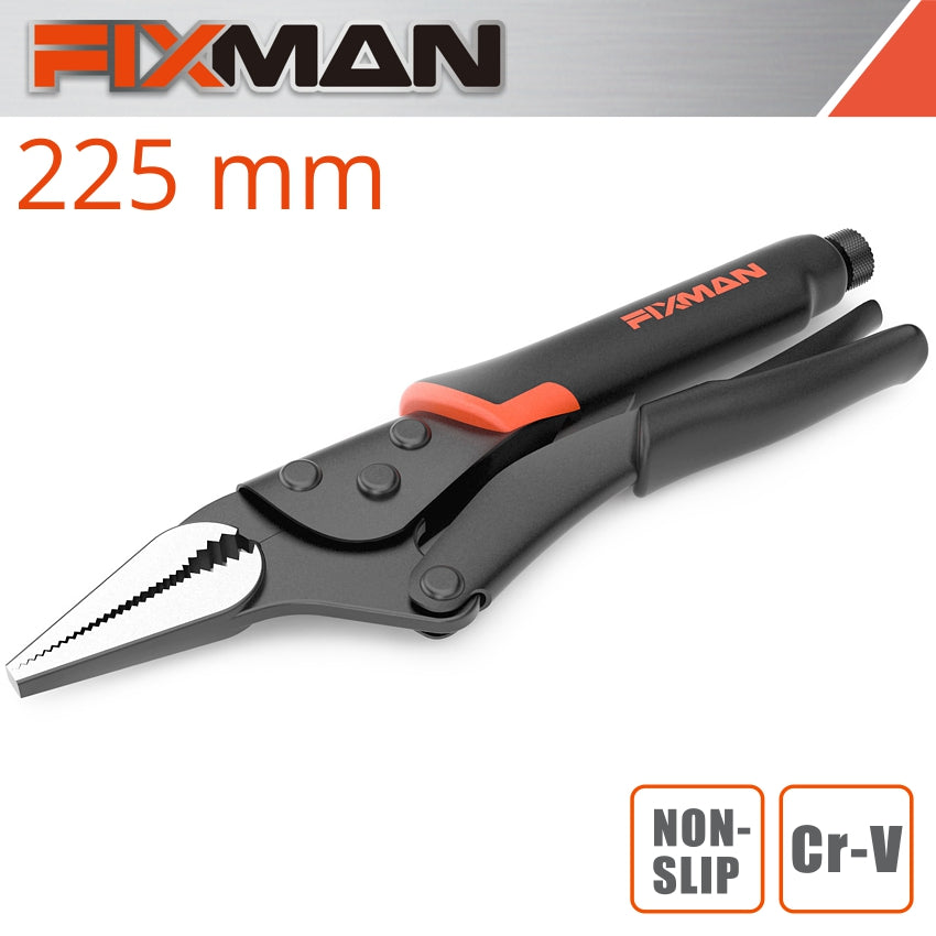 fixman-fixman--long-nose-lock-grip-pliers-9'/225mm-fix-a1402-1