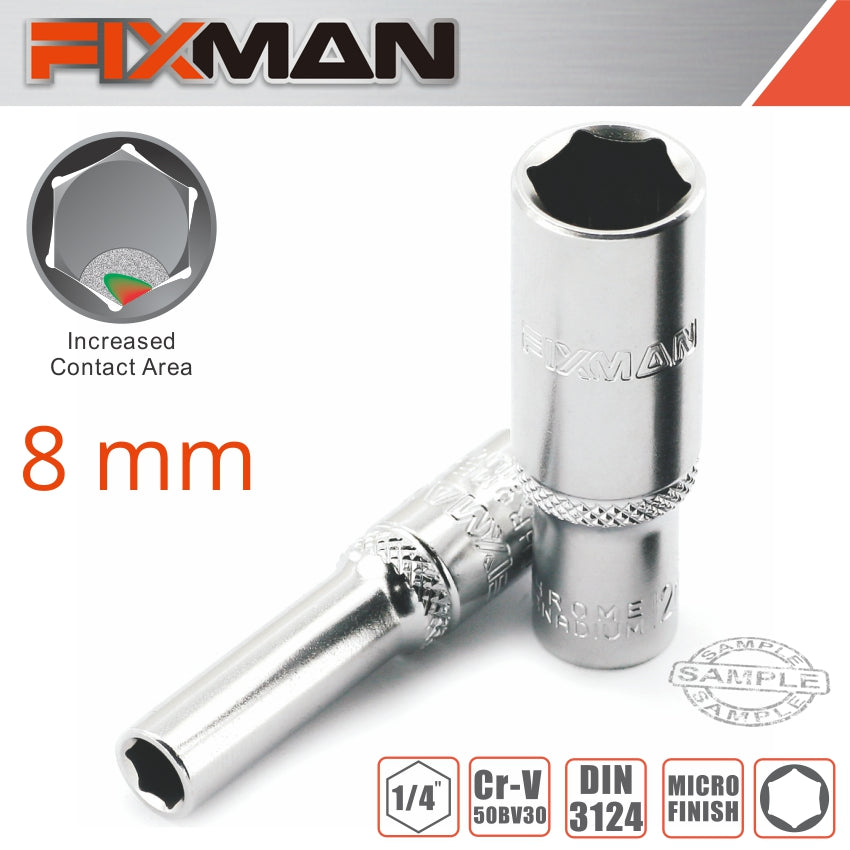 fixman-fixman-1/4'-dr-deep-socket-8mm-fix-h0405m-1