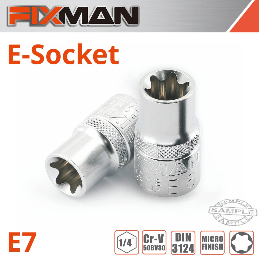 fixman-fixman-1/4'-drive-e-socket-6-point-e7-fix-h0704m-1