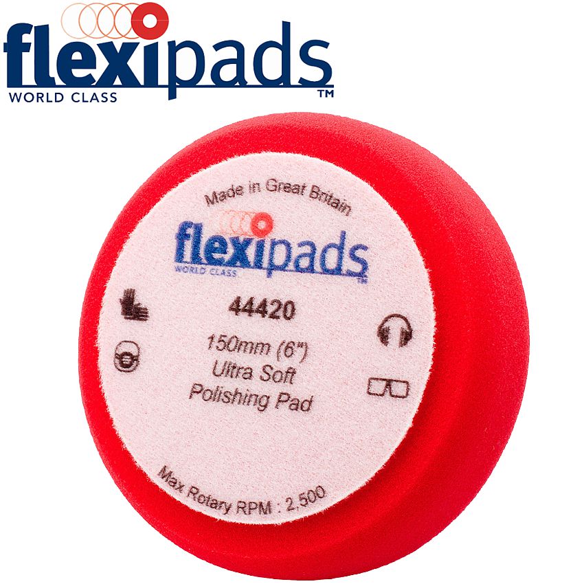flexipads-150-x-50mm-red-hook-and-loop-polishing-foam-ultra-soft-flex-44420-1