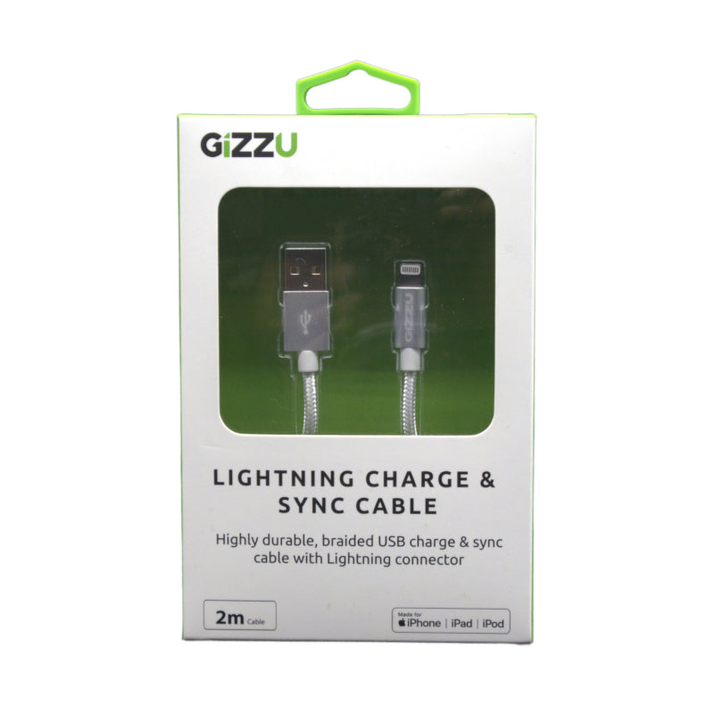 gizzu-lightning-2m-braided-cable-white-2-image