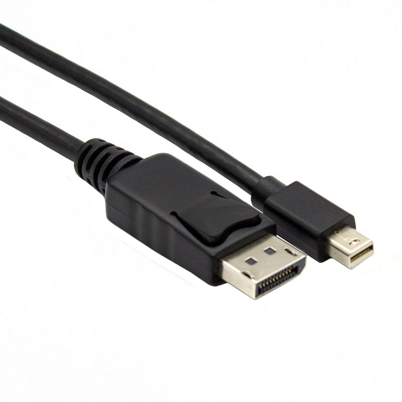 gizzu-mini-dp-to-dp-4k-30hz|4k-60hz-1.8m-(thunderbolt-2-compatible)-cable---black-1-image