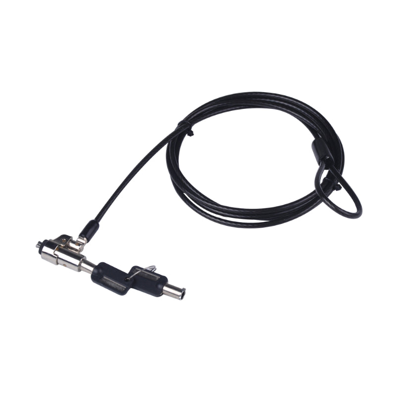 gizzu-1.8m-noble-wedge-laptop-cable-lock-master-key-compatible-(dell-3.2mm-x-4.5mm)-2-image
