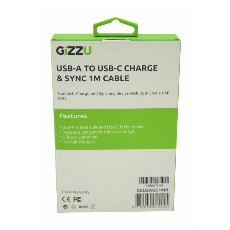 gizzu-usb2.0-a-to-usb-c-1m-cable-black-3-image