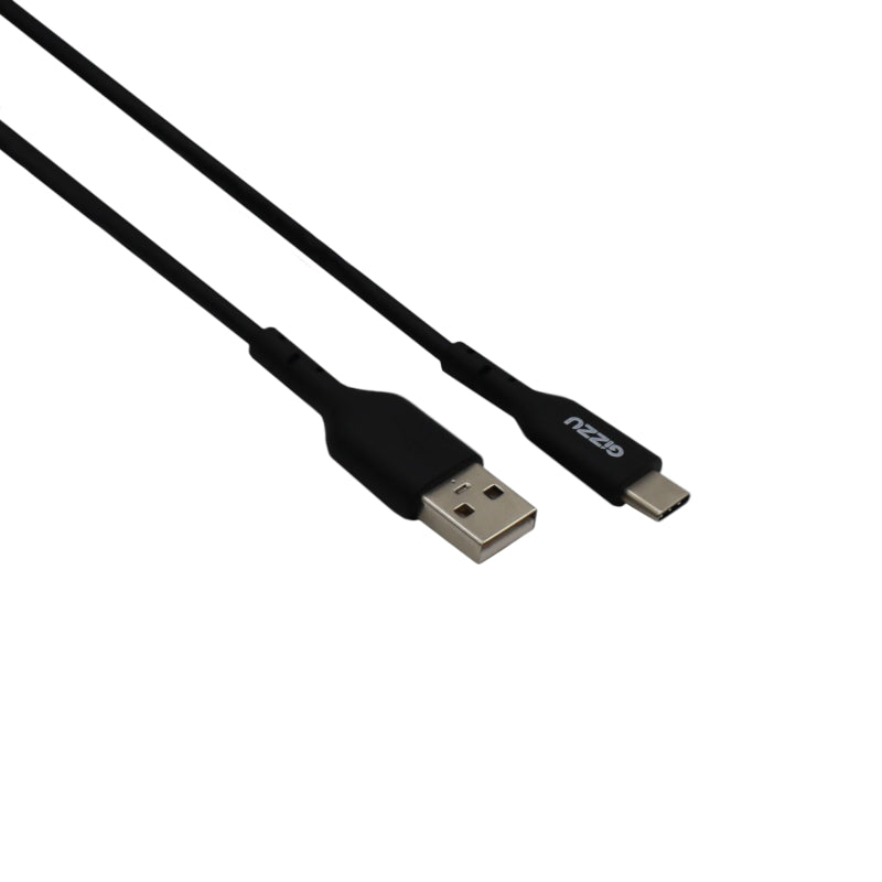 gizzu-usb2.0-a-to-usb-c-2m-cable-black-1-image