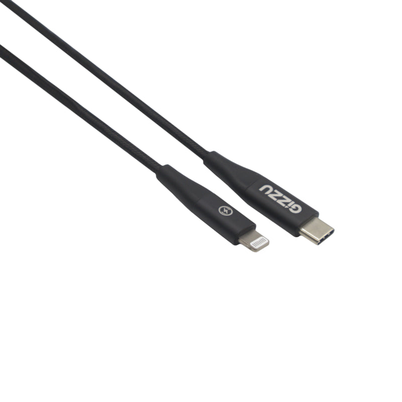 gizzu-usb-c-to-lightning-8pin-2m-cable---black-1-image