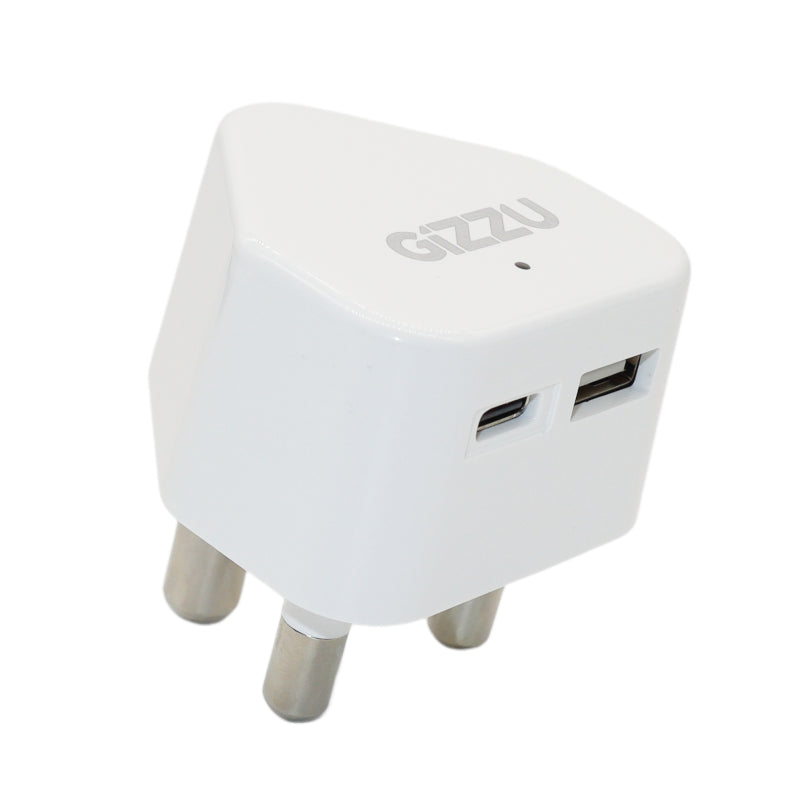 gizzu-wall-charger-type-c-20w|usb-sa-3-prong---white-2-image