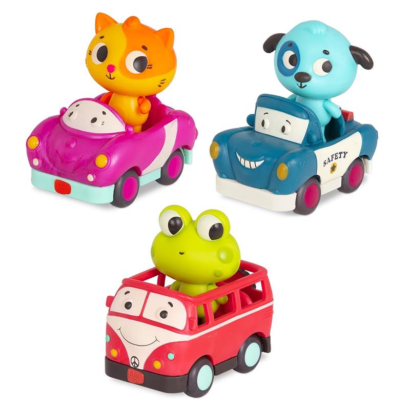 image-SA-LOT-B.-toys-Light-up-cars-Cat,-Dog-&-Frog_LB5013Z