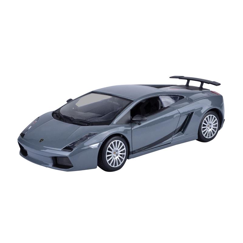 image-SA-LOT-Motormax-1:24-Lamborghini-Gallardo-Superleggera-Metallic-Grey_MOT-73346-METBLK