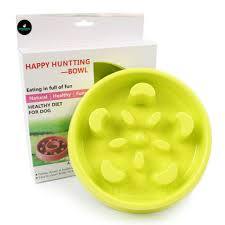Happy Hunting Slow Feeder Pet Bowl - Assorted Colours