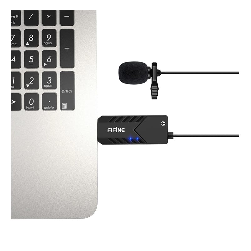 fifine-k053-usb-lavalier-lapel-microphone-with-sound-card-2-image