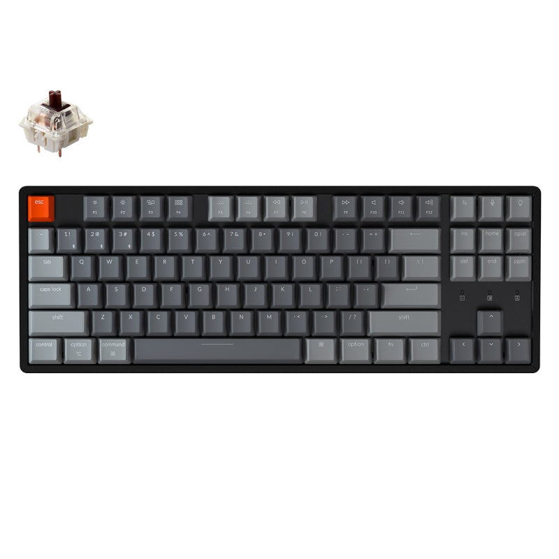 keychron-k8-87-key-aluminium-frame-hot-swappable-gateron-mechanical-keyboard-rgb-brown-switches-1-image