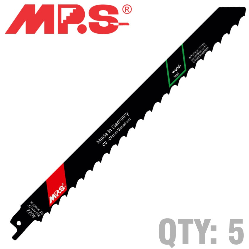 mps-sabre-saw-blade-soft-wood,-const-and-firewood-230mm-3-tpi-5/pack-mps4022-1