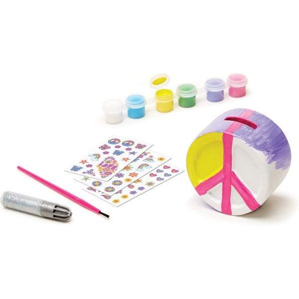 Melissa & Doug Decorate Your Own (DYO) Peace Sign Bank (Pre-Order)