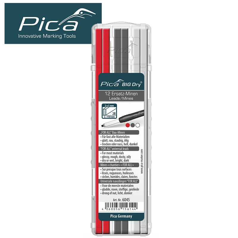 pica-pica-big-dry-refill-set-assorted-graphite-&-white-&-red-pica6045-1