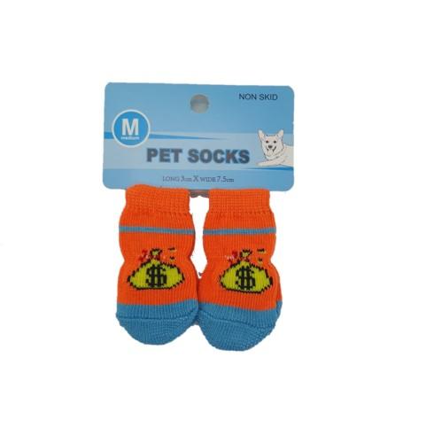 Medium Pet Socks for Small Dogs & Cats - Assorted Designs - 4aPet