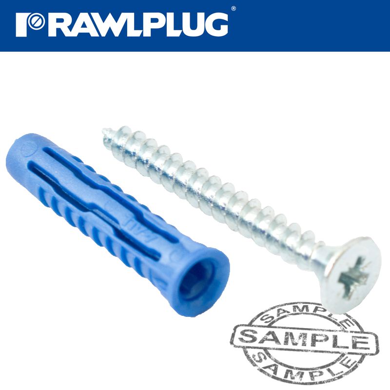 rawlplug-universal-nylon-plug-6mmx30mm-with-screws-x1000-per-jar-raw-r-c1-4all06plus-3