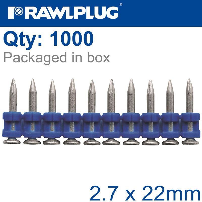 rawlplug-pins-for-concrete-2.7mmx22mm-x1000-per-box-+-1-fuel-cell-raw-r-knc-6-22-1