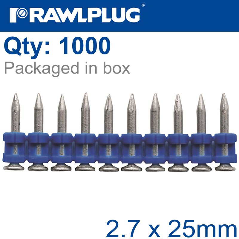rawlplug-pins-for-concrete-2.7mmx25mm-x1000-per-box-+-1-fuel-cell-raw-r-knc-6-25-1