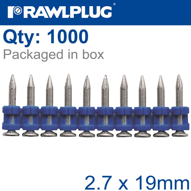 rawlplug-pins-for-concrete-2.7mmx19mm-x1000-per-box-+-1-fuel-cell-raw-r-ksc-6-19-1
