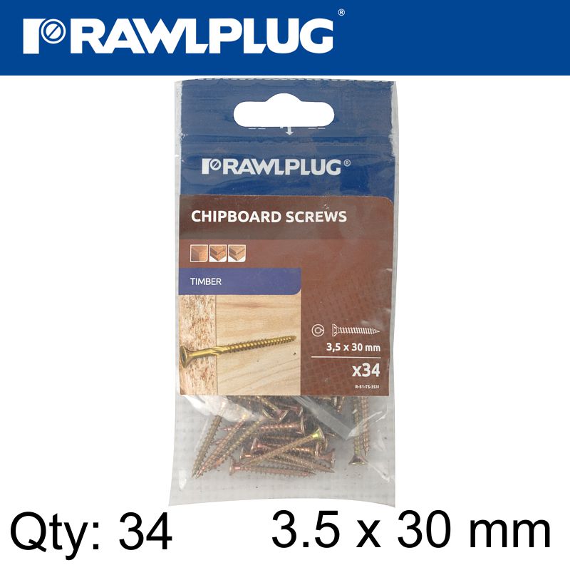 rawlplug-r-ts-chpiboard-hd-screw-3.5x30mm-x34-per-bag-raw-r-s1-ts-3530-2