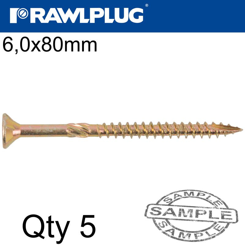 rawlplug-r-ts-chpiboard-hd-screw-6.0x80mm-x5-per-bag-raw-r-s1-ts-6080-2
