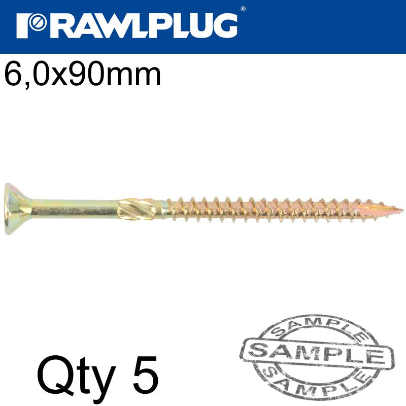 rawlplug-r-ts-chpiboard-hd-screw-6.0x90mm-x5-per-bag-raw-r-s1-ts-6090-1