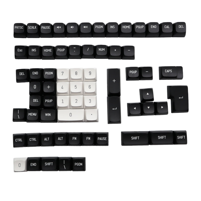 redragon-keycaps-black-and-white-pbt-150key-set-3-image