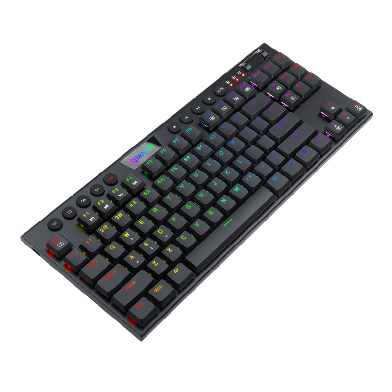 redragon-horus-84key-rgb-red-switch-low-profile-wireless-gaming-mechanical-keyboard---black-3-image