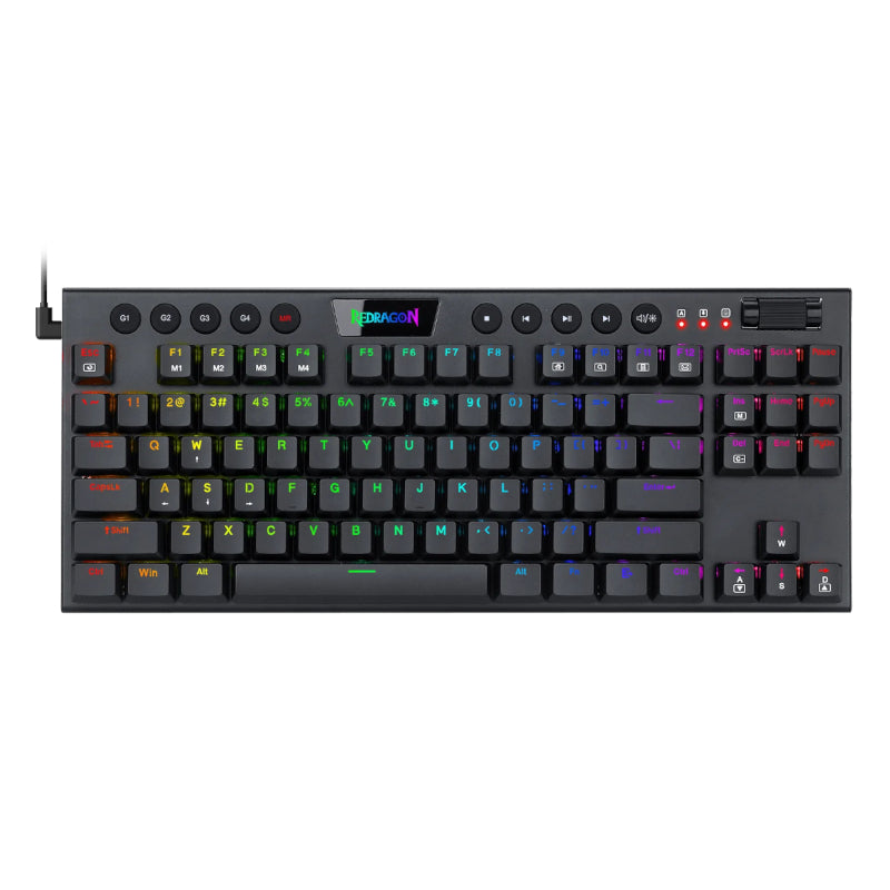 redragon-horus-84key-rgb-red-switch-low-profile-gaming-mechanical-keyboard---black-1-image