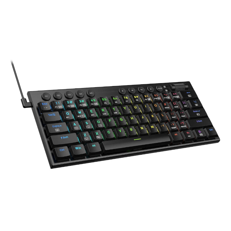 redragon-noctis-61key-red-switch-rgb-low-profile-gaming-mechanical-keyboard---black-3-image